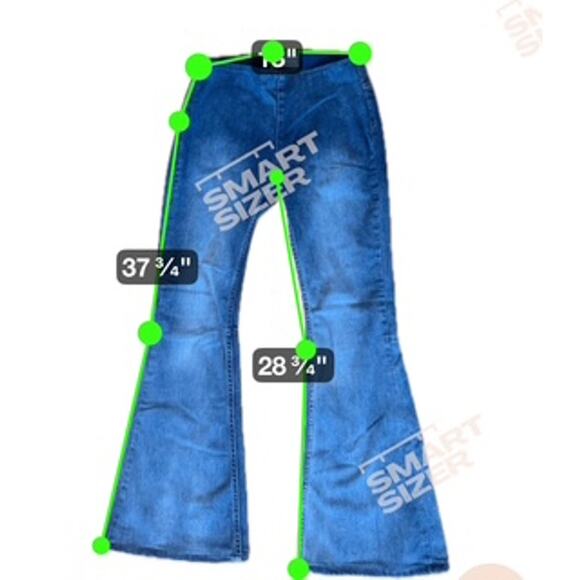 Free People Denim-Reg Wash We The Free Penny Pull-On Flare Jeans Jeans Size 29 - Picture 1 of 5